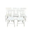 Set of Five 19th Century Plank Seat Grange Chairs from Maine
