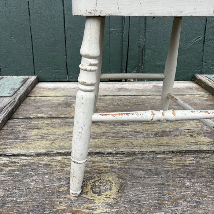 Set of Five 19th Century Plank Seat Grange Chairs from Maine