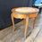 Antique French Louis XV Oval Marble Top Coffee Table, Cocktail or Side Table with Inlay, Marquetry and Bronze Mounts