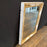 French 19th Century Empire Rectangular Mirror White and Gold with Original Mercury Glass