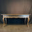 19th Century French Provincial Farmhouse Dining Table from Provence with Cabriole Legs and Scalloped Apron