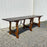 18th Century Early Spanish Plank Top Dining Table with Metal Work over 8 Feet Long