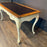 French Provincial Louis XV Style Paint Decorated Writing Desk or Writing Table