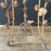 Pair of Antique French Iron Jardinieres or Plant Stands with Sculpted Roses, Leaves and Vines