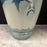French Faience Three-Piece Vase and Jardinière Set with Swallows by Keller and Guerin