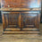 18th Century Spanish Baroque Walnut Bargueno or Vargueno Fall-Front Writing Desk Cabinet Spanish Cabinet "Bargueño" or Vargueno on Stand, Original Wrought Iron and Keys