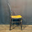 Early 19th Century American Painted Hitchcock-Style Side Chairs with Rush Seats and Gilt Stenciling