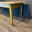 French Provincial Farmhouse Dining Table with Plank Top and Tapered Legs