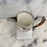 Wedgwood British Porcelain & Silver Plate Cream Pitcher with Wicker Handle
