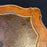 Antique French Louis XV Side Table or Desk with Inlaid Embossed Leather Top