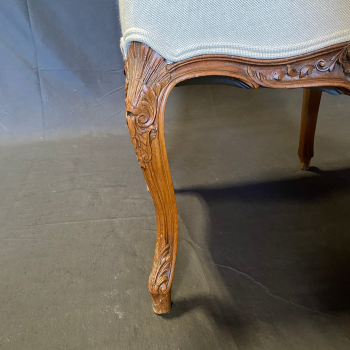 Pair of 19th Century French Exquisitely Carved Louis XV Side Chairs, Accent Chairs or Dining Chairs