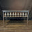 Antique French Wrought Iron Console Table with Marble Top | Balcony Railing Console Large