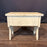 Antique Primitive Shoe Shine Bench for Cobbler with Cast Iron Foot Rest