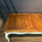 French Provincial Louis XV Style Painted Farmhouse Extendable Dining Table