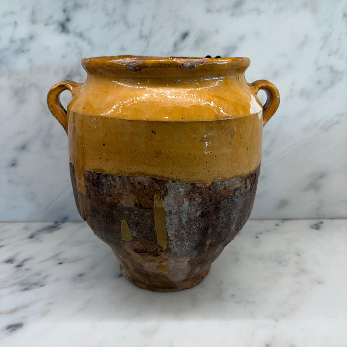 French Yellow Confit Pot #9064