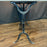 Antique French Marble Top Cafe and Bistro Table with Cast Iron Base