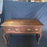 Antique Louis XV Style Provincial Console Table, Sideboard or Buffet with Two Drawers and Bread Board Pullout Side Shelf