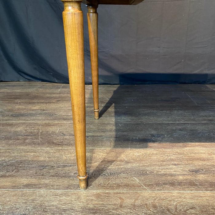 Antique French Inlaid Game Table with Reversible Chessboard Top and Inset Backgammon
