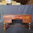 French 19th Century Empire Mahogany Writing Desk with Embossed Leather Writing Surface