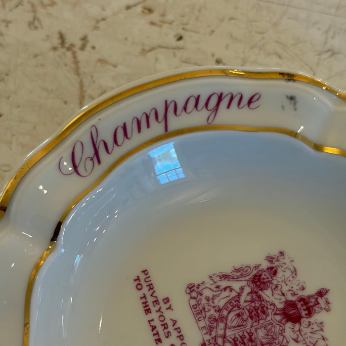 French Limoges Ashtray Dish for Perrier-Jouet Champagne