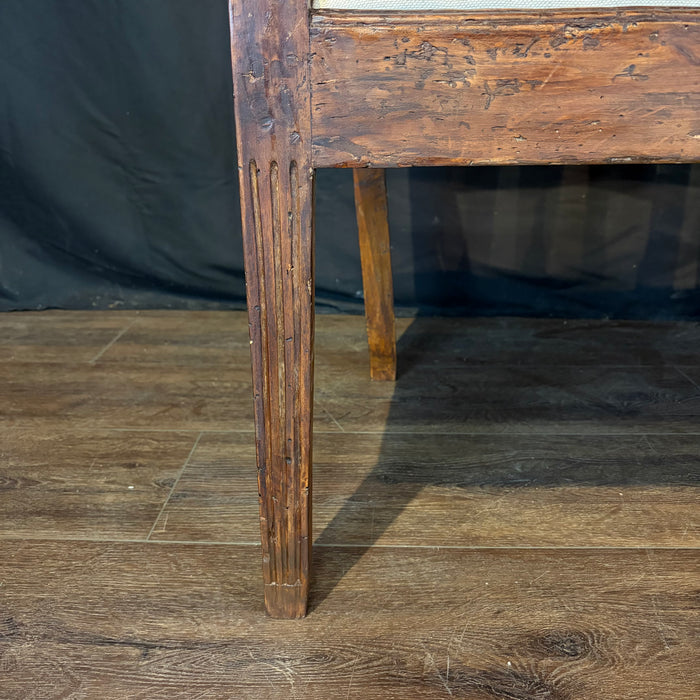 Pair of Neoclassical Two-Seat Chair Settees or Loveseats late 18th Century