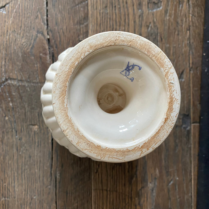 Antique Italian Apothecary Jar Venetian Verbena Porcelain Urn Large