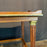 Antique French Bar Cart or Drinks Trolley with Pull-Out Leaves, Glass Shelf and Fluted Legs