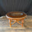 French Style Antique Coffee Table with Carved Horse and Driver Roman Chariot Scene on Top