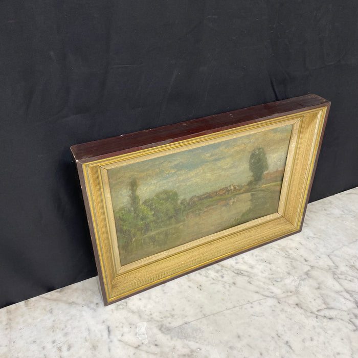 Early 20th Century Landscape Oil Painting by Mathieu Thirionet (1860–1937)