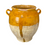 French Confit Pot with Yellow Glaze from the 19th Century #8366