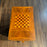 Antique French Game Table, Side Table or Accent Table with Inlaid Marquetry Checkerboard Top