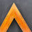 Antique Triangular Hardwood Cribbage Board