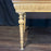 Swedish Gustavian Style Pine Extension Dining Table with Two Leaves and Carved Fluted Apron