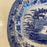 19th Century Large English Blue and White Ironstone Platter Eton College