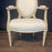 French Pair Louis XVI Painted Armchairs or Fauteuils