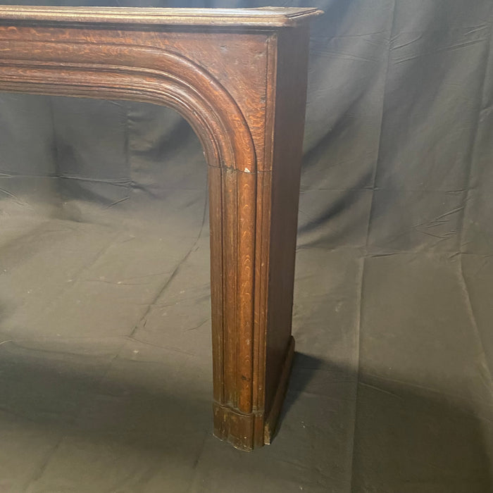Museum Quality French Late 18th/Early 19th Century Carved Fireplace Mantel with Topshelf