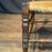 Early Rosewood Side Chair or Accent Chair with Rush Seat