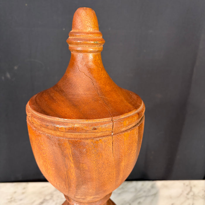 Large Architectural Wood Turned Finial