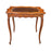 Antique French Louis XV Side Table or Desk with Inlaid Embossed Leather Top