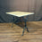 Antique French Carrera Marble Top Cafe or Bistro Table with Cast Iron Base
