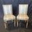 Pair of French Neoclassical Painted Louis XVI Side Chairs or Accent Chairs