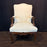 Pair of Early 19th Century French Louis XV Carved Walnut Fauteuil Armchairs with New Neutral Upholstery