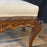 French Louis XV Walnut Bench or Ottoman with Exquisite Carving