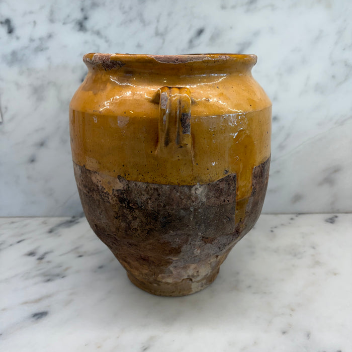 French Yellow Confit Pot #9064