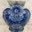 Early Antique Dutch Delft Blue and White Floral Vase, Netherlands