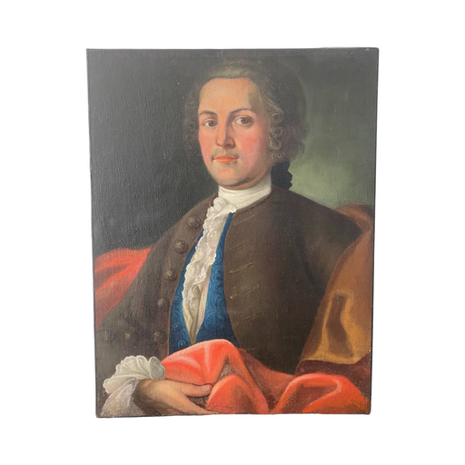 Dutch Oil Portrait Painting of a Gentlemen dated 1823