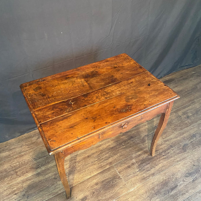 French Louis XV Walnut Side Table, Desk or Writing Table 19th Century