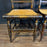 Early 19th Century American Painted Hitchcock-Style Side Chairs with Rush Seats and Gilt Stenciling