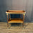 Antique French Bar Cart or Drinks Trolley with Pull-Out Leaves, Lower Shelf and Fluted Legs
