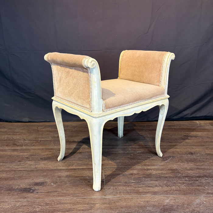 Antique French Painted Louis XV Banquette Bench